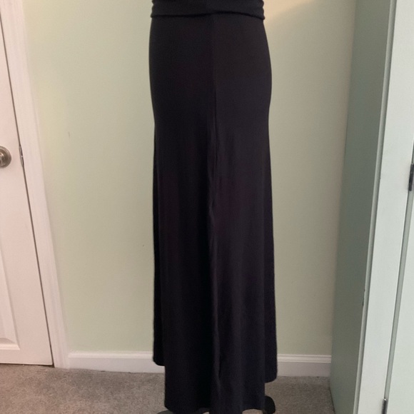 Burgundy Apparel - Solid Maxi Skirt - Picture 4 of 9